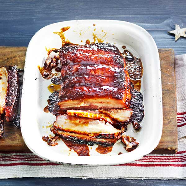 Unsmoked Honeyed Bacon Joint With A Treacle Glaze