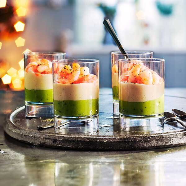 4 Prawn And Avocado Cocktails