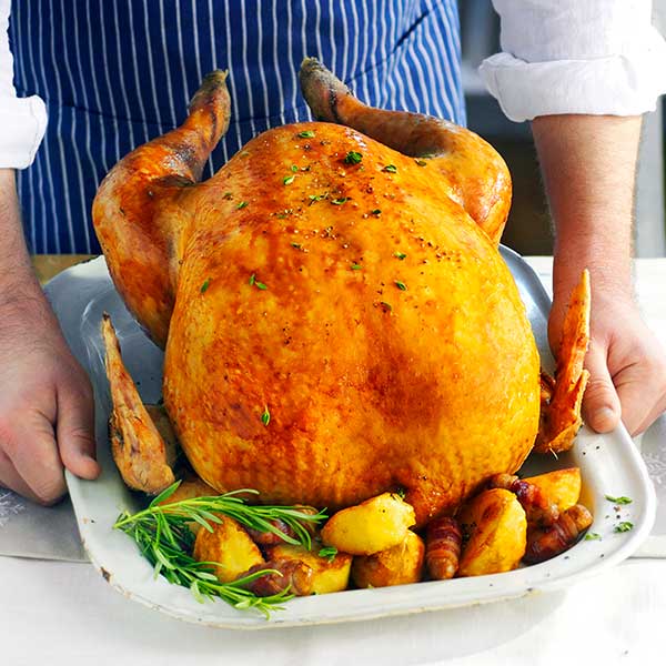 Free-Range Traditionally Dressed Game-Hung Turkey