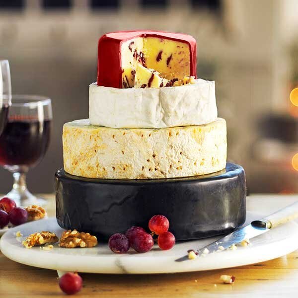Christmas Cheese Stack