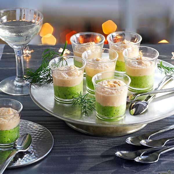 8 Dinky Crab And Asparagus Cocktails