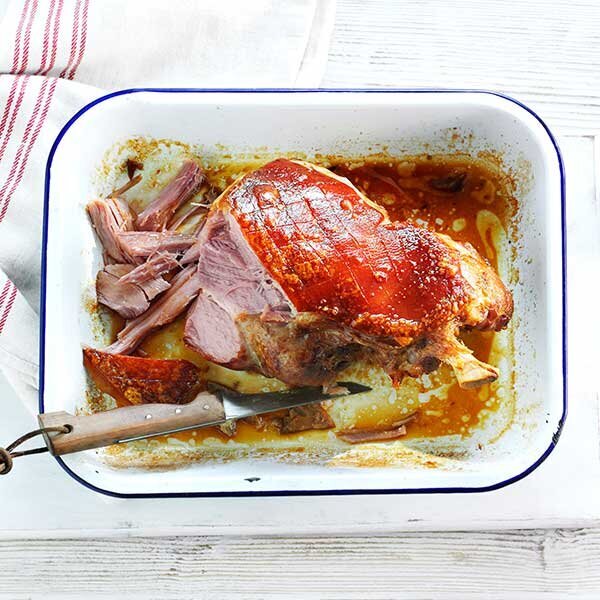 Unsmoked Crackling Gammon With A Blossom Honey Glaze